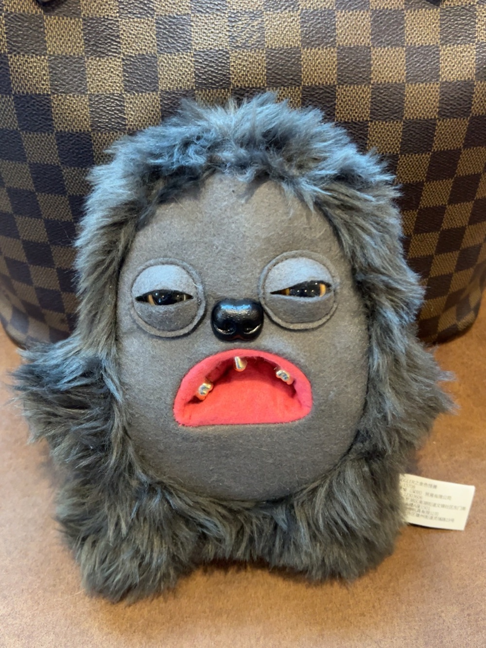 RARE COLLECTABLE Plush Grey Fuggler - Hard to Find
